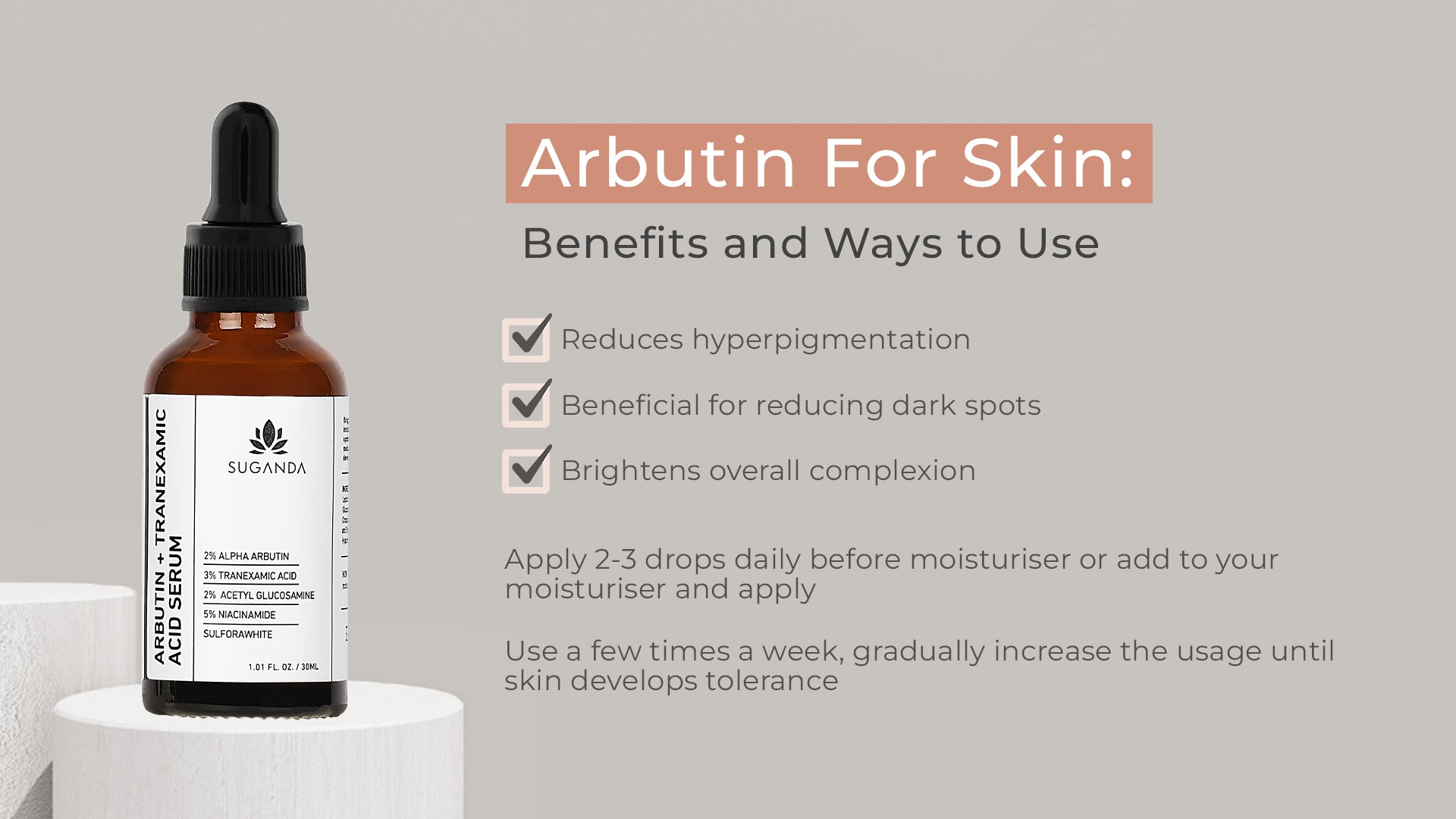 Arbutin For Skin: Benefits and Ways to Use