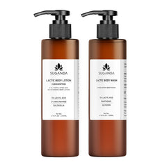 Lactic Body Lotion + Wash Combo