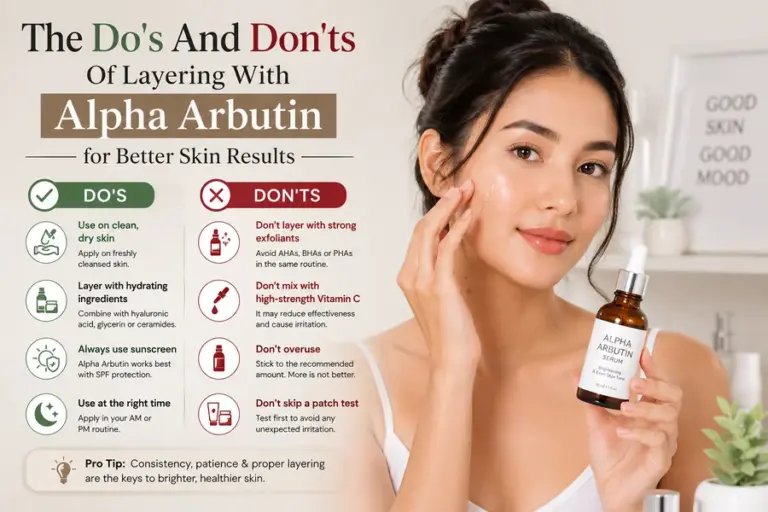 The Do’s And Dont’s Of Layering With Alpha Arbutin for Better Skin Results